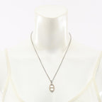 Hermes Necklace Chaine D'ancre Mini Maillon PM Brown Glasse Stainless Steel PM