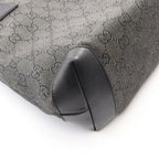 Gucci Shoulder Bag GG Canvas Gray Black
