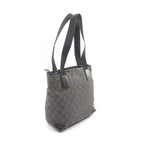 Gucci Shoulder Bag GG Canvas Gray Black