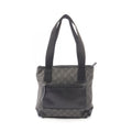 Gucci Shoulder Bag GG Canvas Gray Black