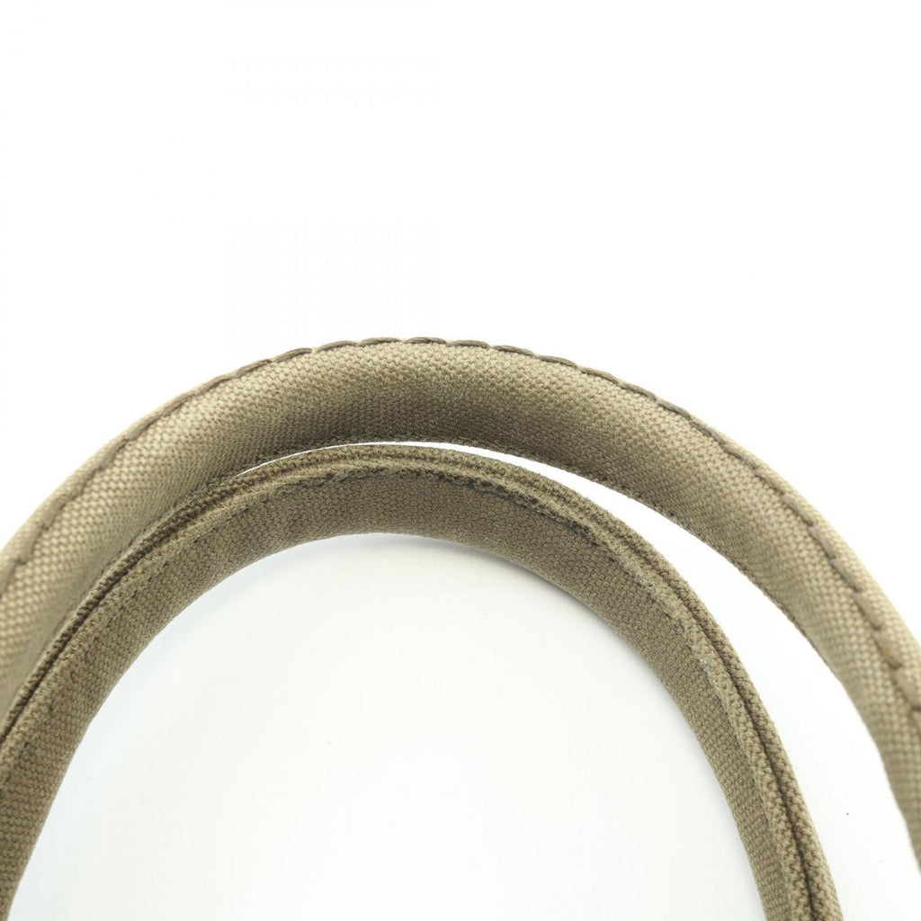 Prada Tote Bag Canapa Khaki Canvas Mini