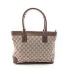 Gucci Tote Bag GG Canvas Beige Brown