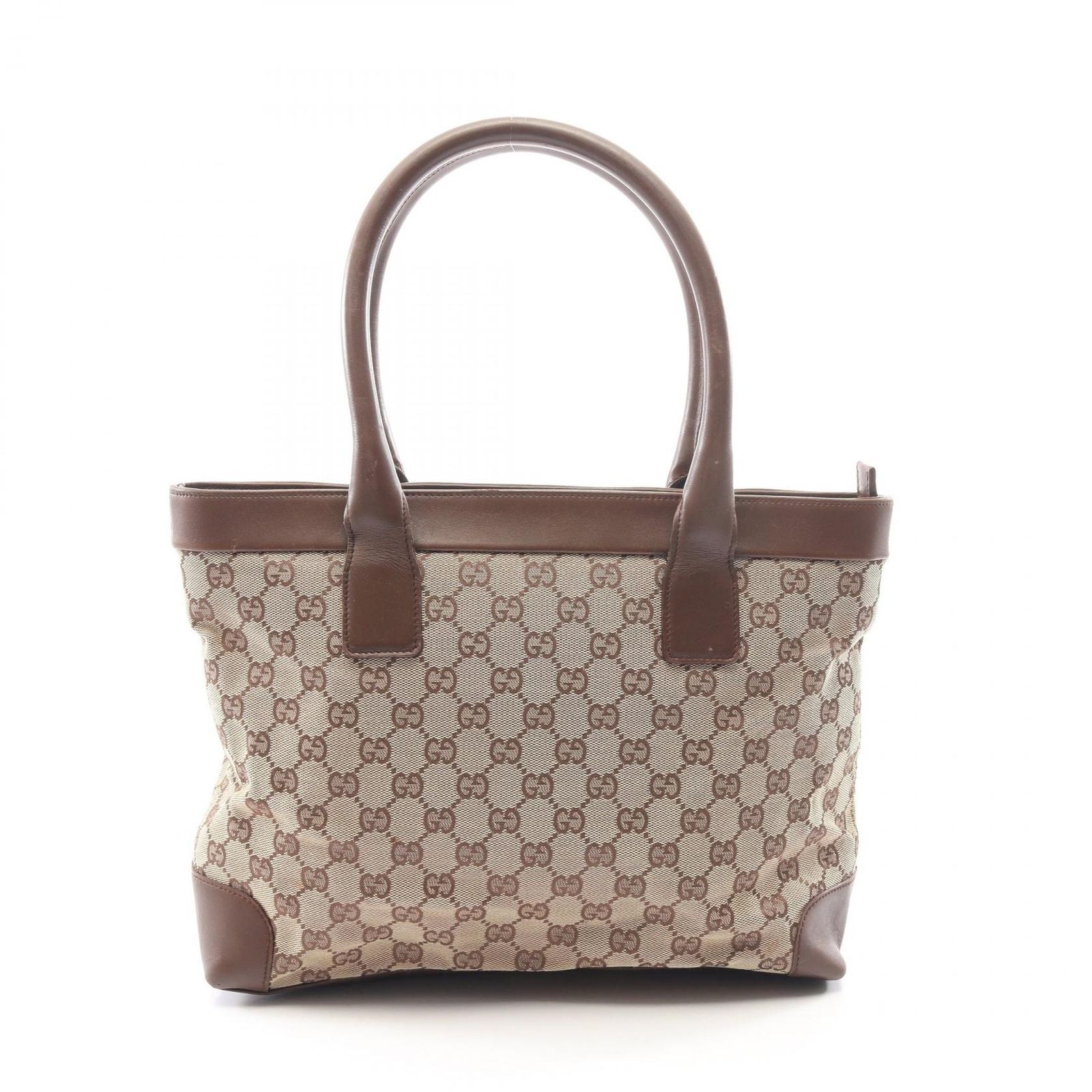 Gucci Tote Bag GG Canvas Beige Brown