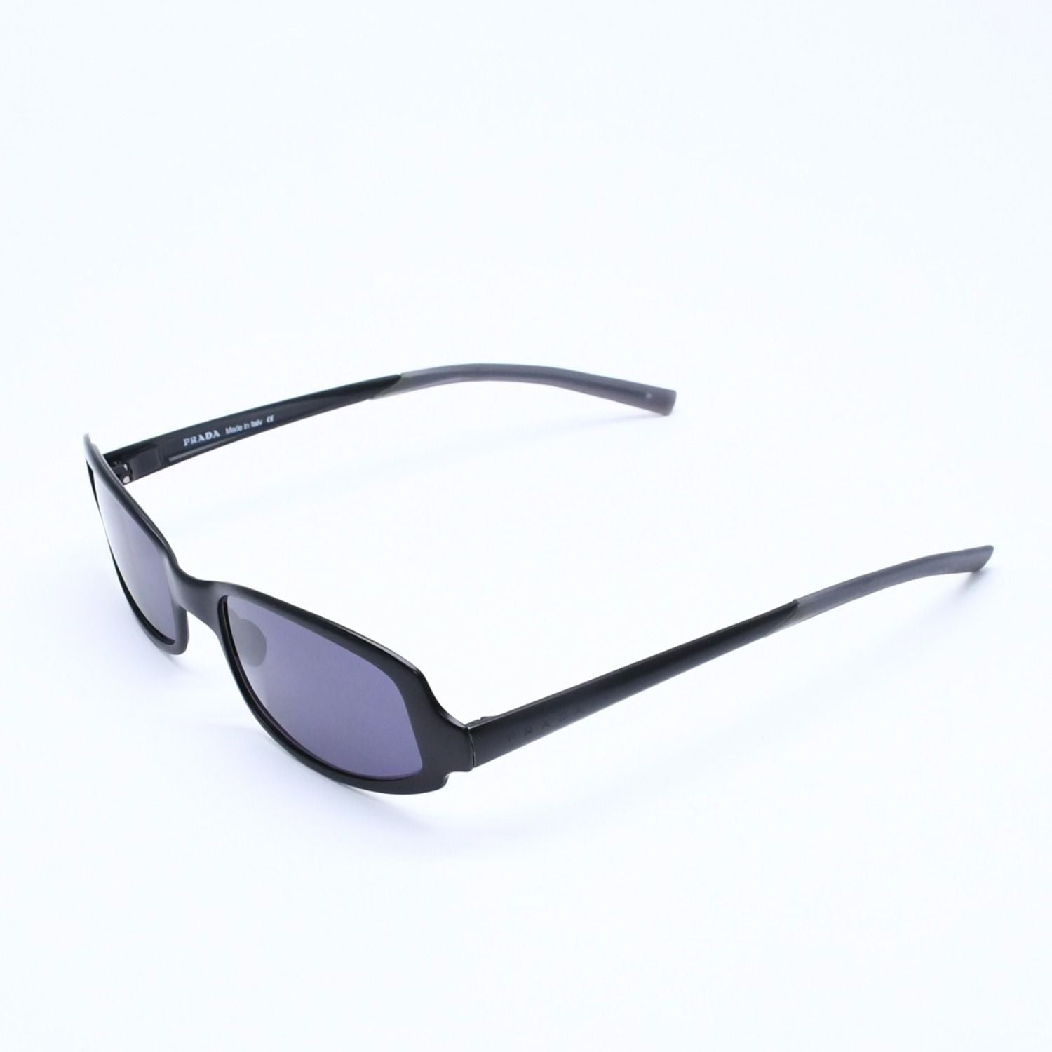 Prada Square Sunglasses Eyewear Metal Acetate Black — view 2