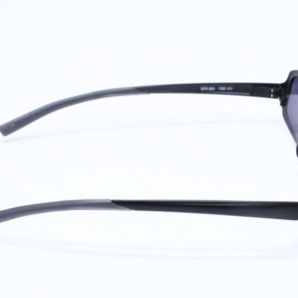 Prada Square Sunglasses Eyewear Metal Acetate Black — view 4
