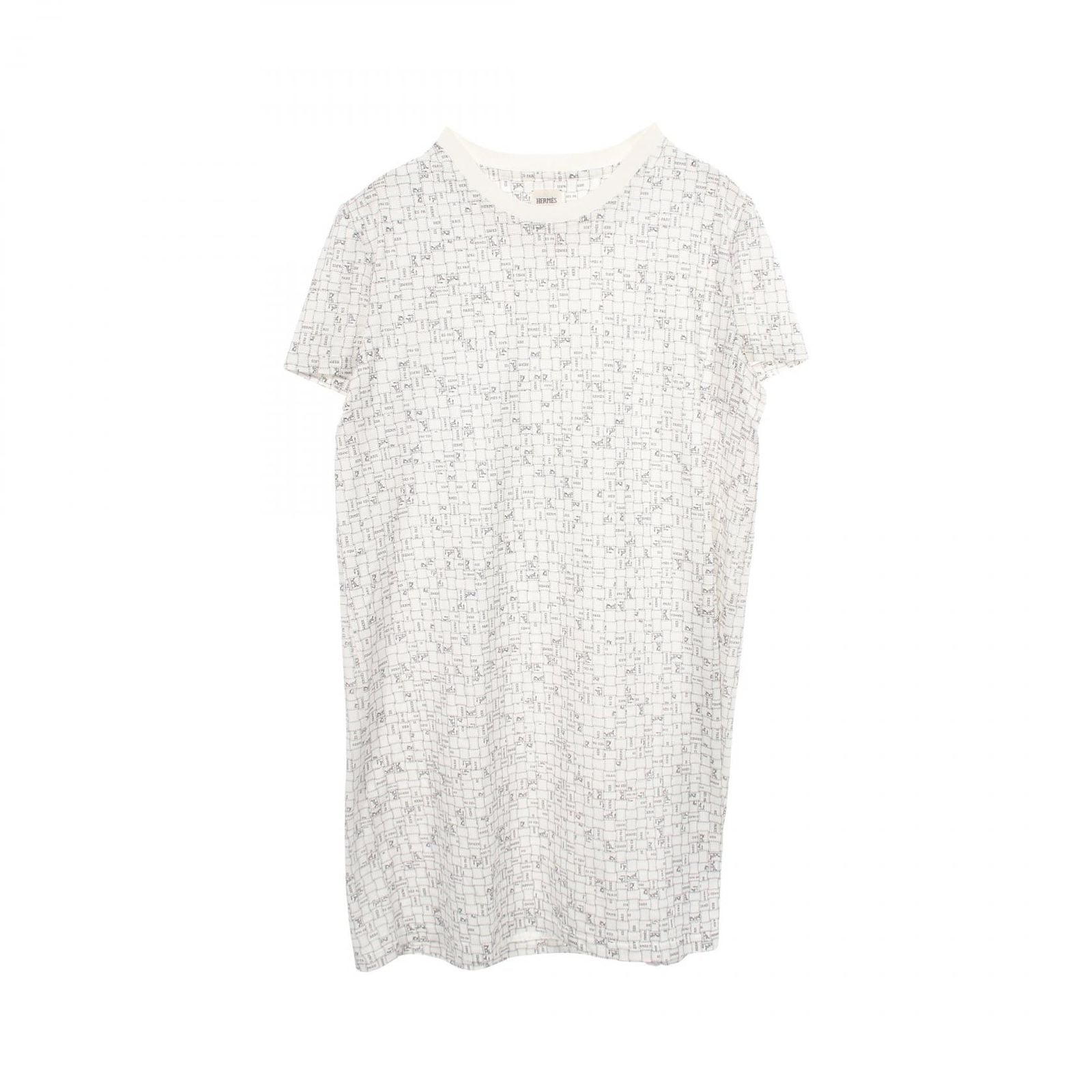 Hermes Dress Bolduc AU Carre Cotton