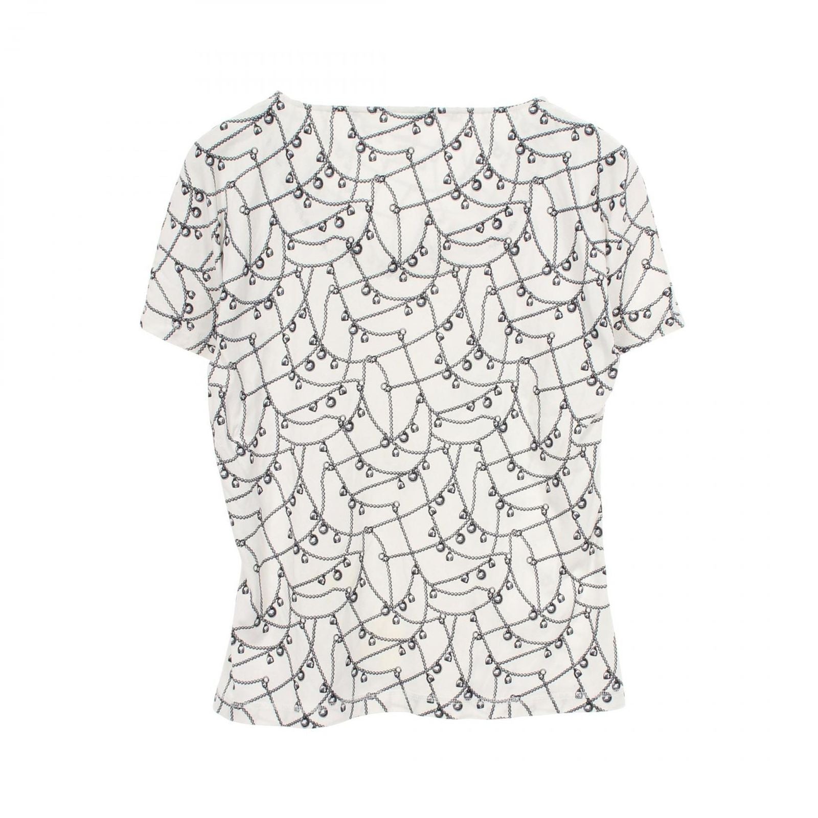 Hermes Short Sleeve T-Shirt Allover Pattern Cotton — view 2