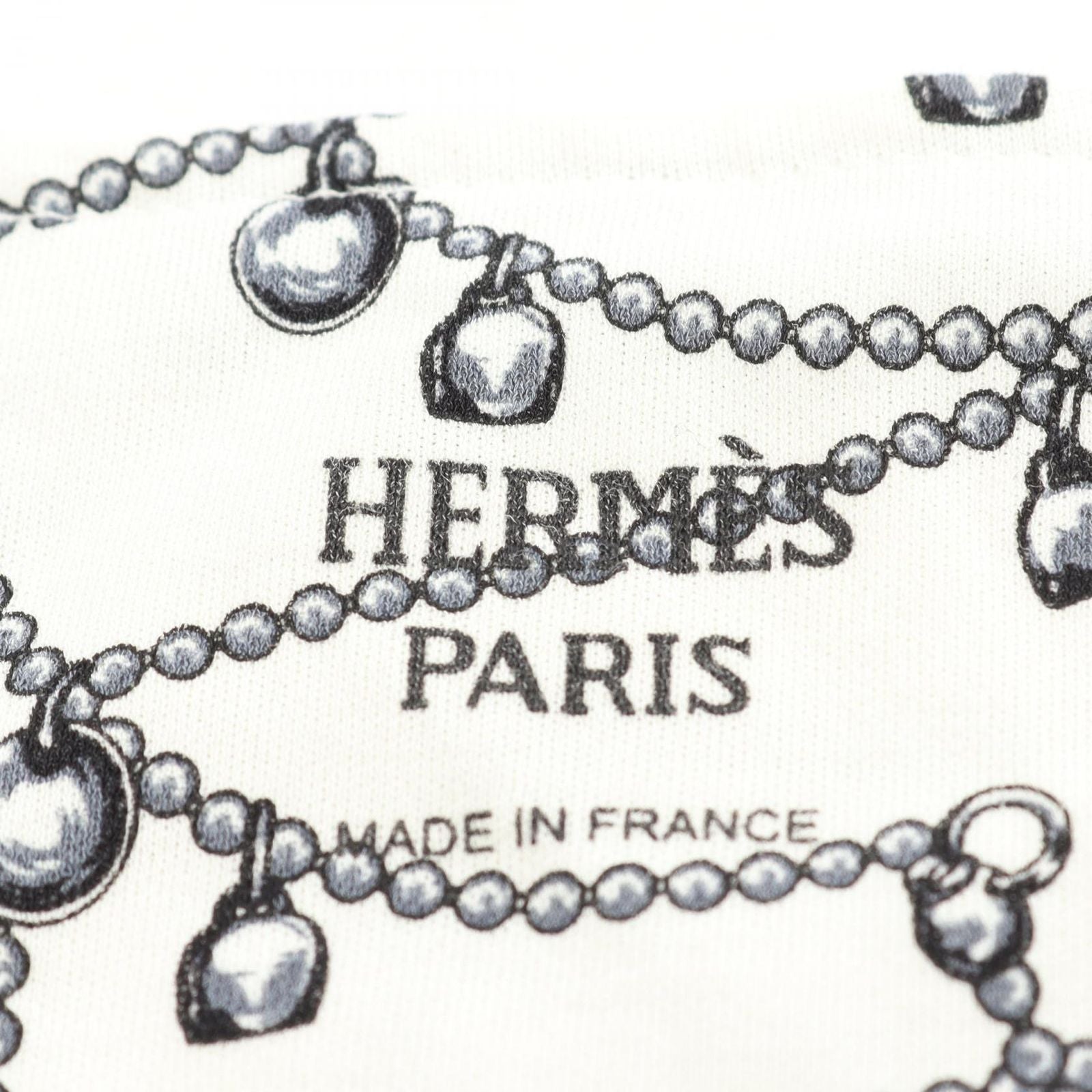 Hermes Short Sleeve T-Shirt Allover Pattern Cotton — view 3