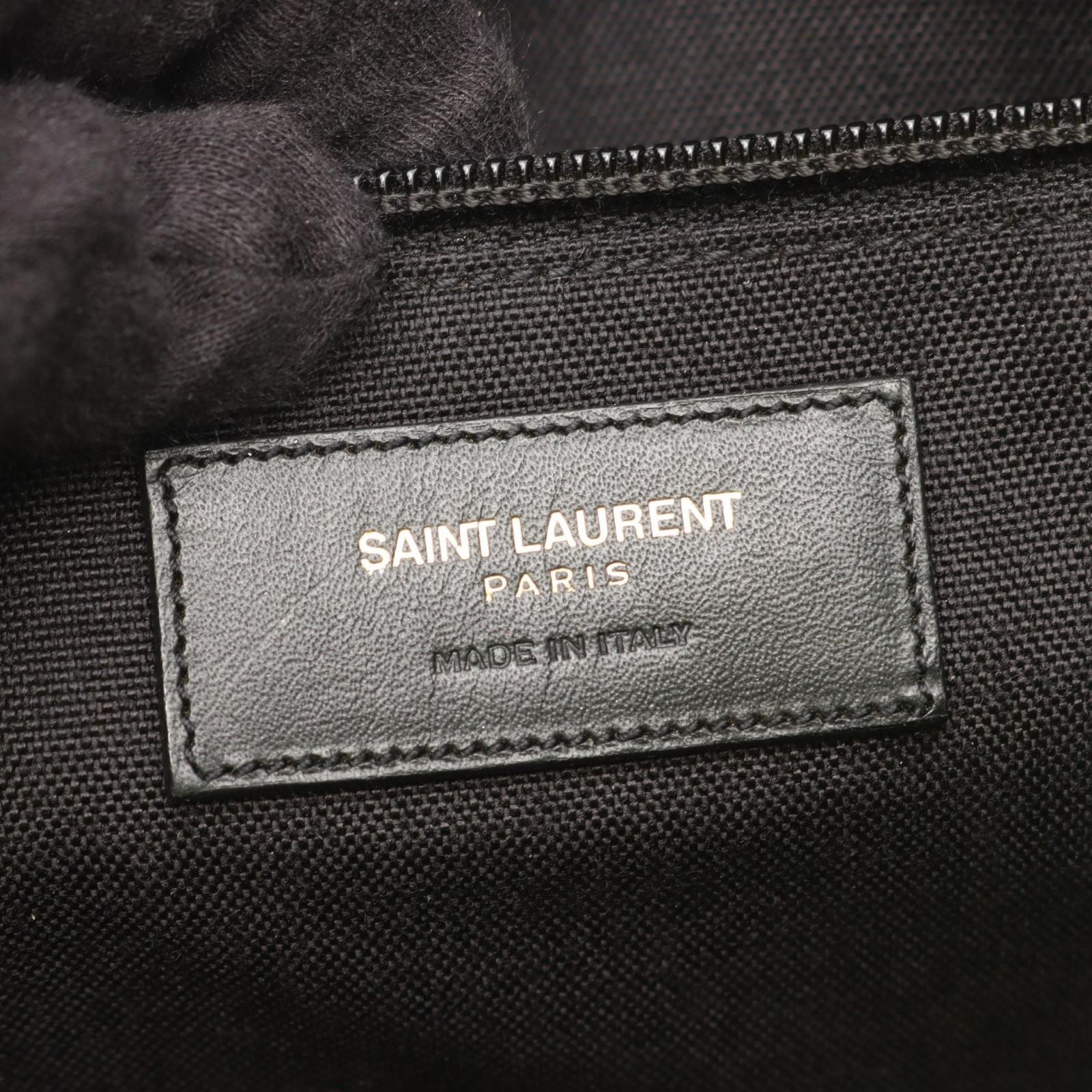 Saint Laurent Paris Backpack Hunting Rock Sac Neon Color Yellow Black Nylon