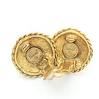 Chanel Earrings Round Gold