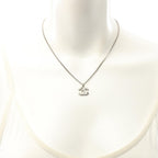 Chanel Necklace CC Logo Stainless Steel