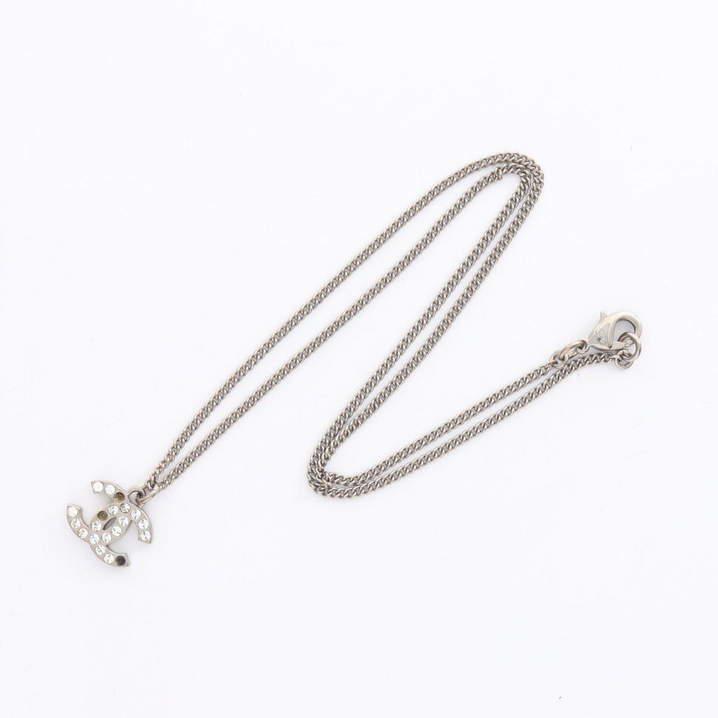 Chanel Necklace CC Logo Stainless Steel