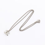 Chanel Necklace CC Logo Stainless Steel