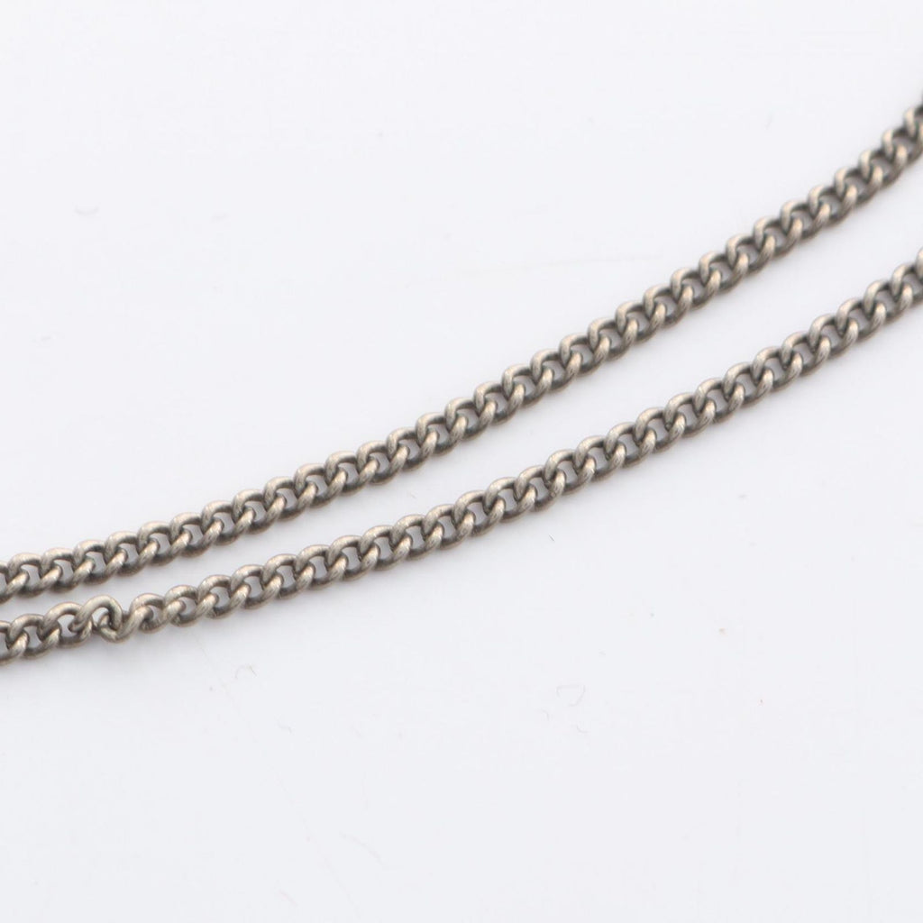 Chanel Necklace CC Logo Stainless Steel