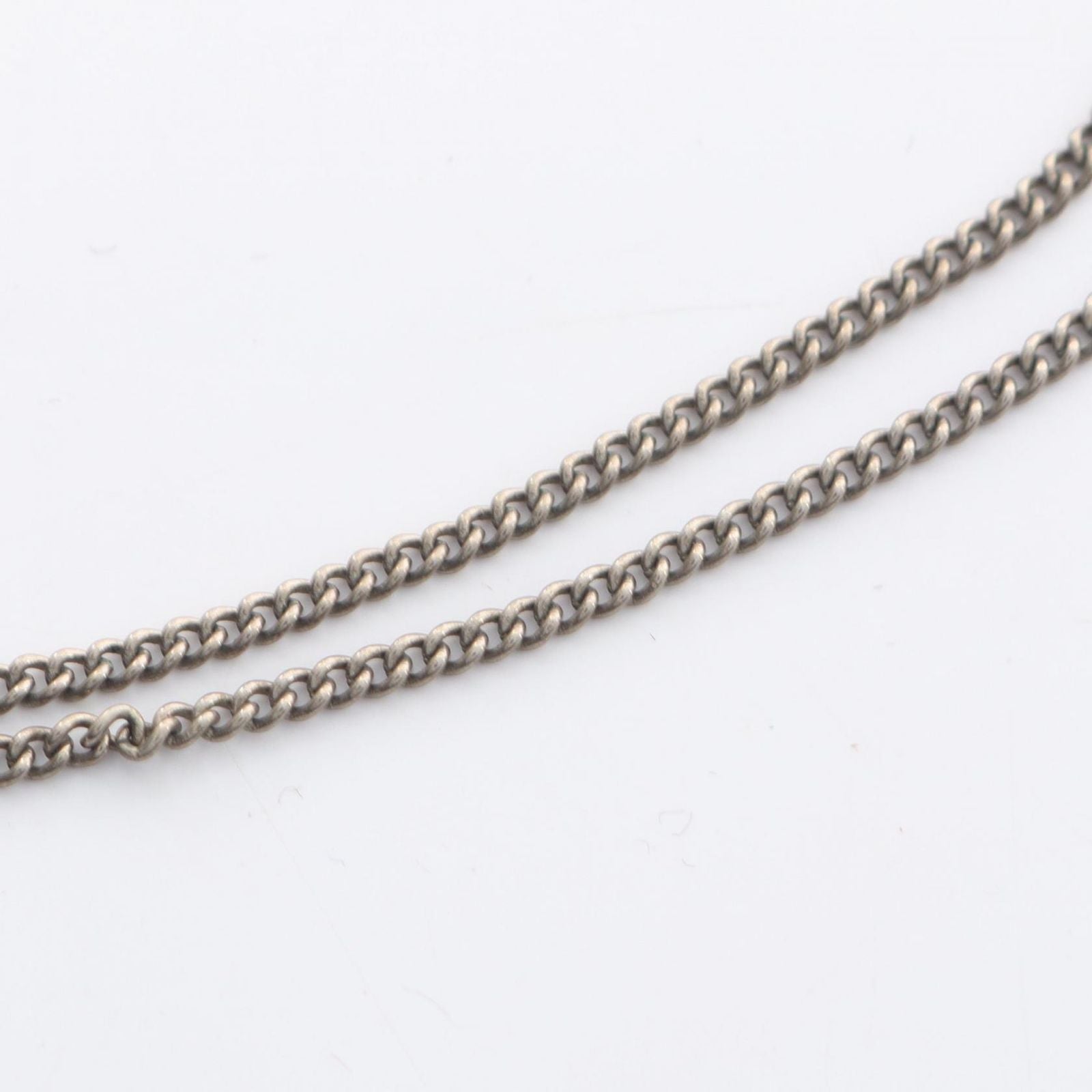 Chanel Necklace CC Logo Stainless Steel