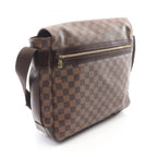 Louis Vuitton Shoulder Bag Bastille Damier Ebene Canvas Leather