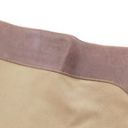 Prada Shoulder Bag Logo Jacquard Beige Brown Canvas Leather