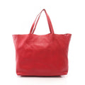 Celine Tote Bag Horizontal Cabas Red Leather