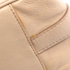Celine Shoulder Bag Beige Leather