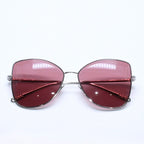Chanel Sunglasses Eyewear CC Logo Silver Wine
