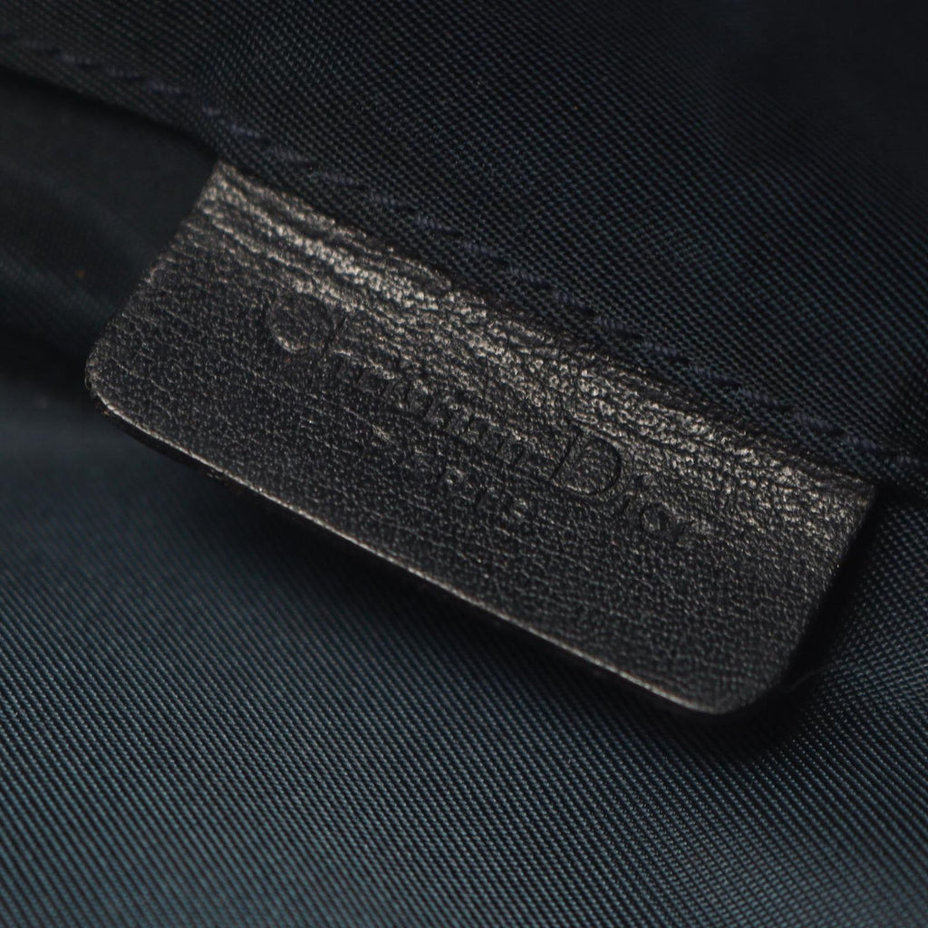 Dior Pouch Trotter Saddle Navy Canvas Leather