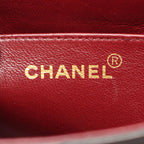 Chanel Shoulder Bag Quilted Diana Flap Black Lambskin Chain