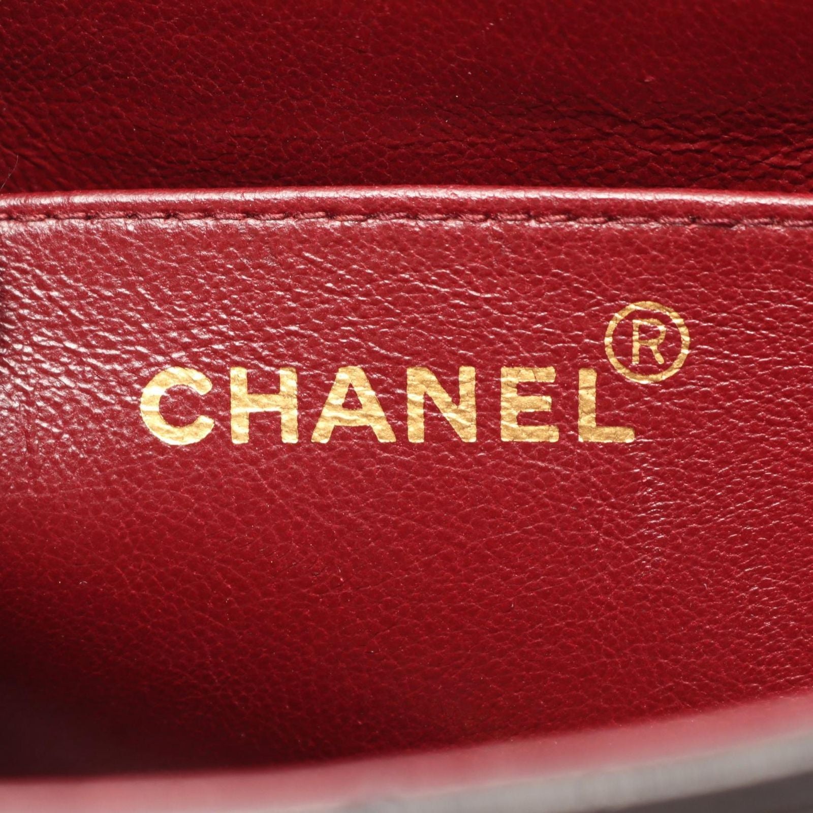 Chanel Shoulder Bag Quilted Diana Flap Black Lambskin Chain