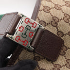 Gucci Handbag GG Canvas Horsebit Sherry Line Beige Brown Tote Bag