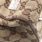Gucci Handbag GG Canvas Horsebit Sherry Line Beige Brown Tote Bag