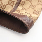 Gucci Tote Bag Abbey GG Canvas Beige Brown