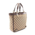 Gucci Tote Bag Abbey GG Canvas Beige Brown