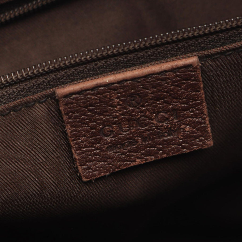 Gucci Tote Bag Abbey GG Canvas Beige Brown