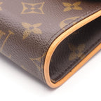 Louis Vuitton Waist Bag Pochette Florentine Monogram Canvas Leather