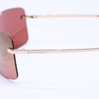 Dior Mini Motard Rimless Sunglasses Eyewear 36c Red Gold — view 6