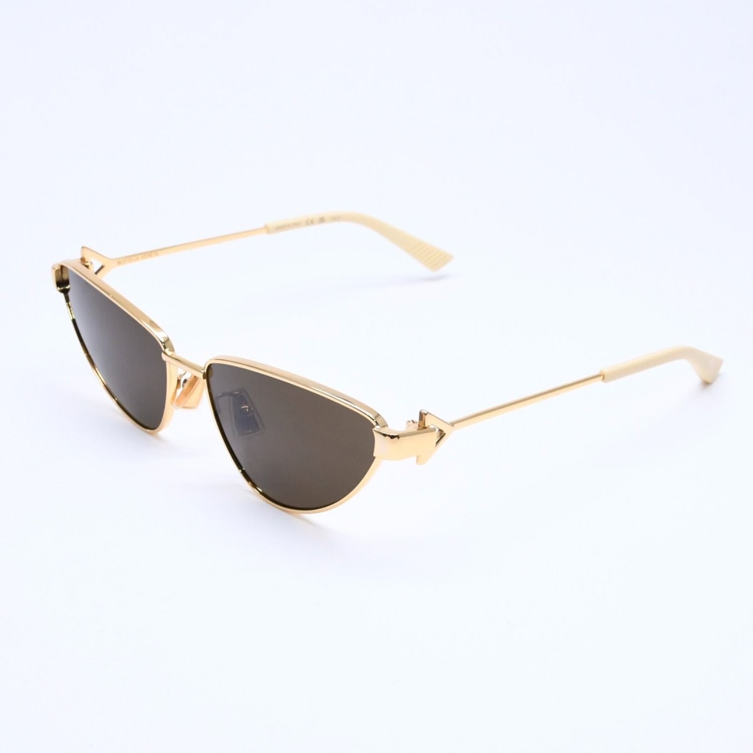 Bottega Veneta Sunglasses Eyewear 002 59 Black Gold Ivory — view 2