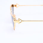 Bottega Veneta Sunglasses Eyewear 002 59 Black Gold Ivory — view 6
