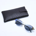 Bottega Veneta Half Rim Sunglasses Eyewear 001 60 Intrecciato