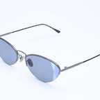 Bottega Veneta Half Rim Sunglasses Eyewear 001 60 Intrecciato — view 3