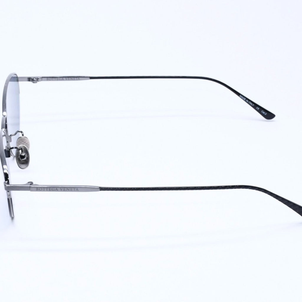 Bottega Veneta Half Rim Sunglasses Eyewear 001 60 Intrecciato — view 6