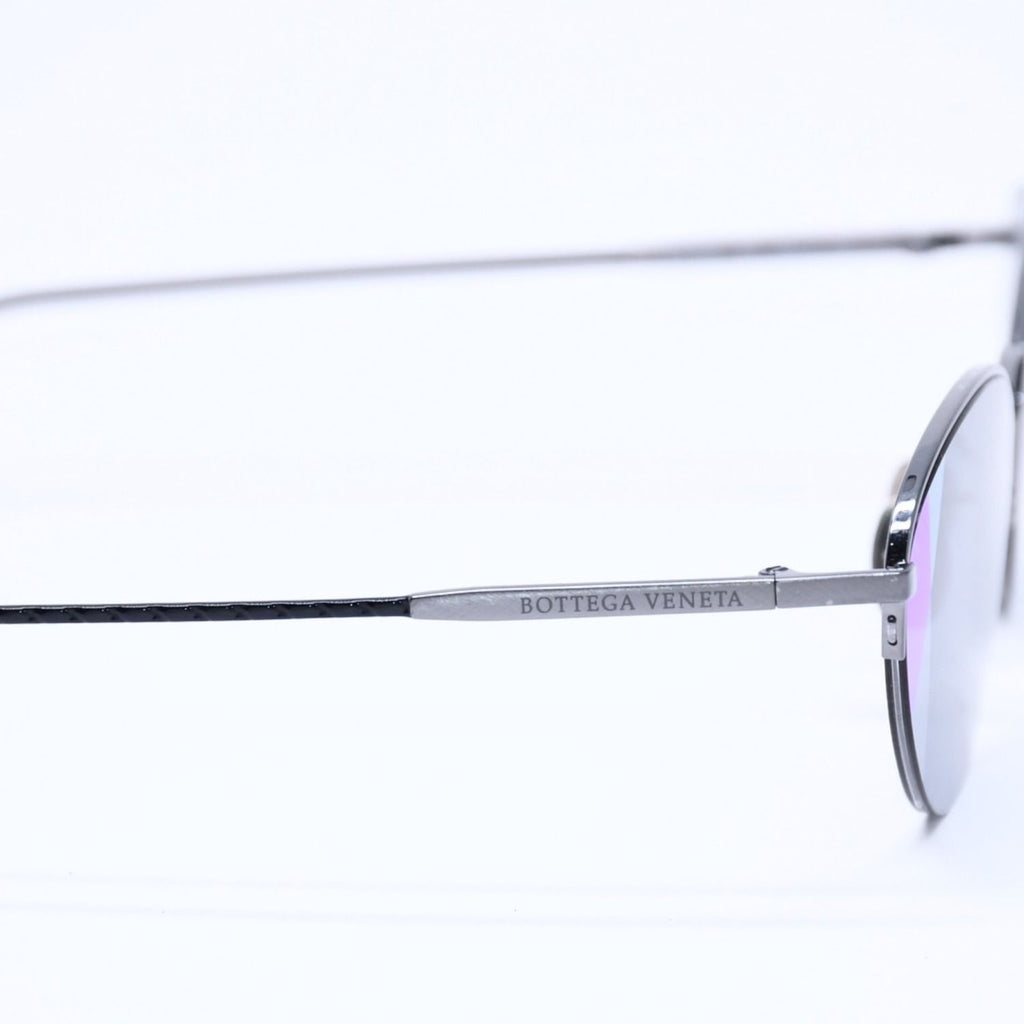 Bottega Veneta Half Rim Sunglasses Eyewear 001 60 Intrecciato — view 8