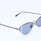 Bottega Veneta Half Rim Sunglasses Eyewear 001 60 Intrecciato — view 4