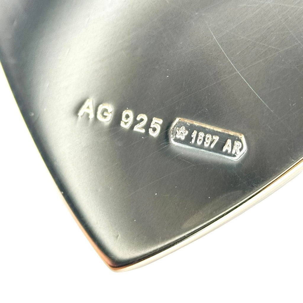 Gucci Trade Mark Heart Tag 925 Sterling Silver Pendant