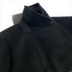 Chanel Boutique Cashmere Double Coat CC Logo Button 40 Black — view 5