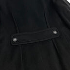 Chanel Boutique Cashmere Double Coat CC Logo Button 40 Black — view 8