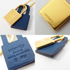Hermes O'Kelly Gold Navy Necklace