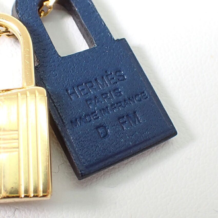 Hermes O'Kelly Gold Navy Necklace