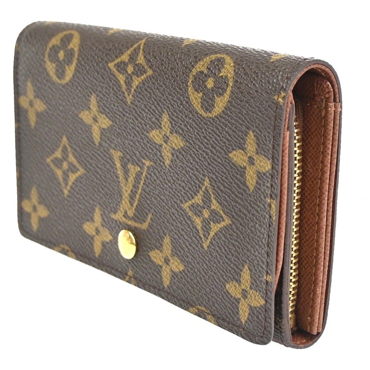 Louis Vuitton Porte-Monnaie Viet Tresor Bifold Wallet Monogram Leather