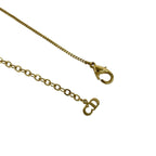 Dior Vintage CD Logo Motif Pendant Gold