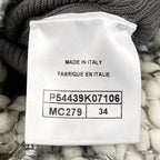 Chanel Silk Wool Docking Dress 34 Gray — view 8