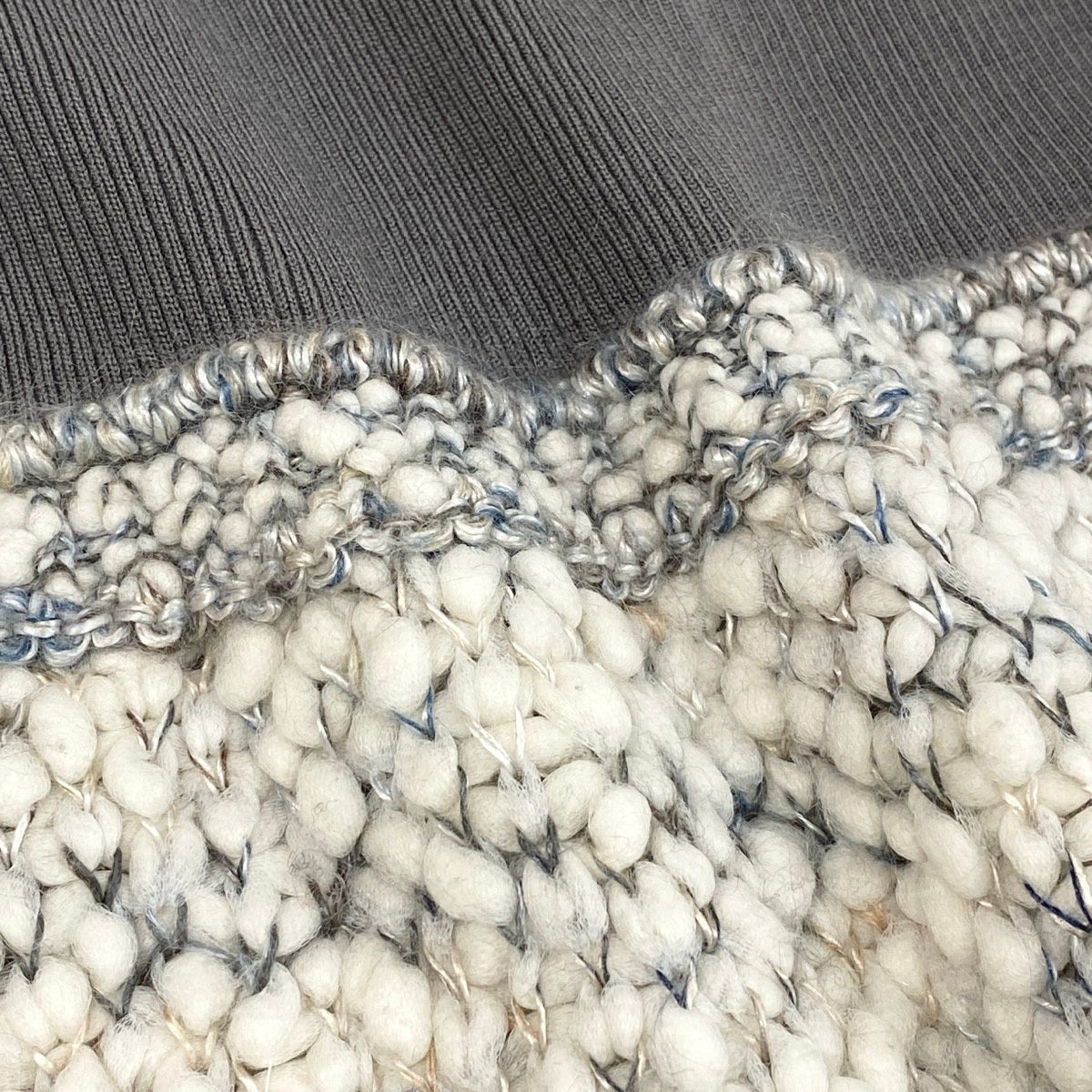 Chanel Silk Wool Docking Dress 34 Gray — view 7